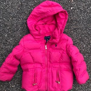 18M Ralph Lauren down puffer.